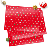 Carta pacchi per regali di Natale