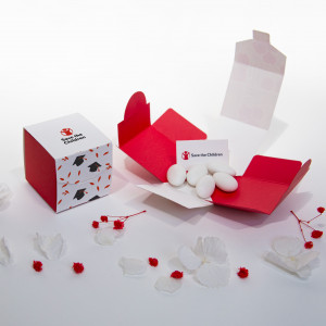 Scatolina portaconfetti laurea