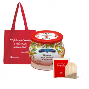 BisBuoni Lampone e Cioccolato Bianco and Tisana di Natale, regalo solidale in ambito Speciale BisBuoni
